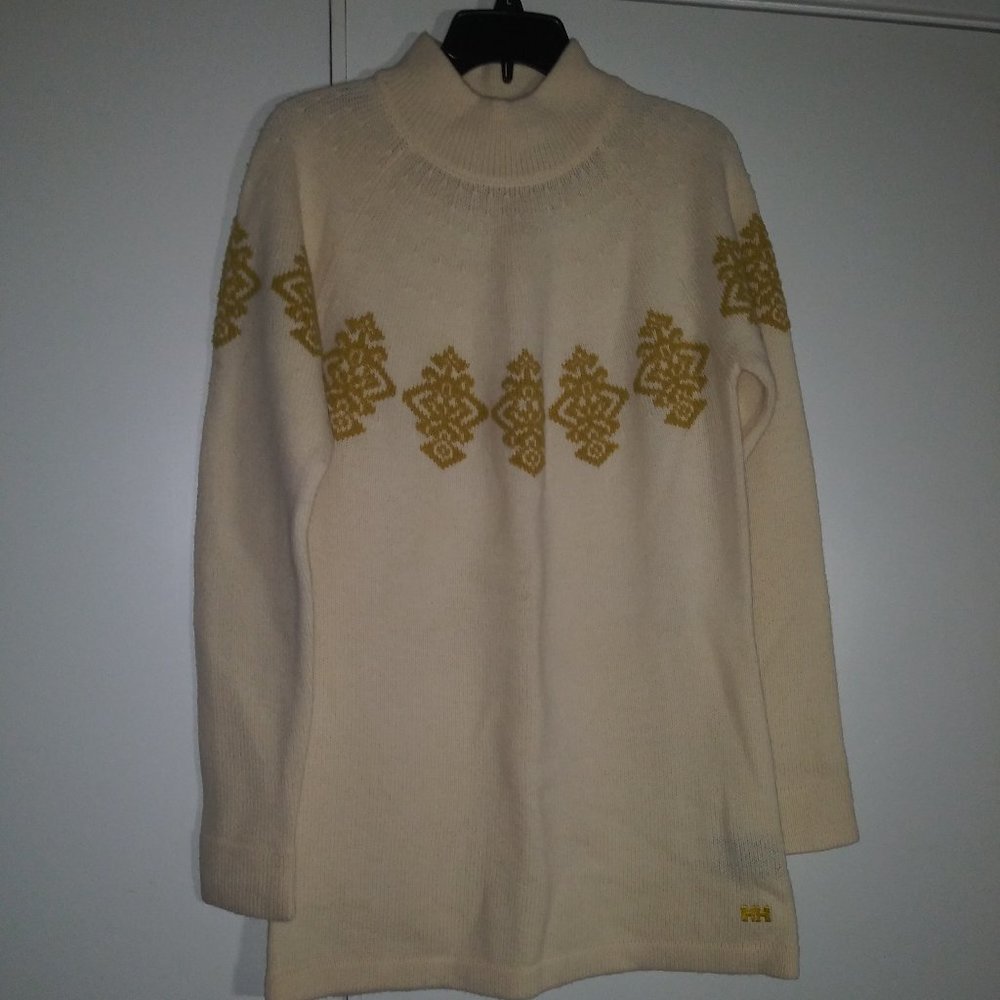 Helly Hansen, Sweater Dress, 100% Wool, Size L, NWOT